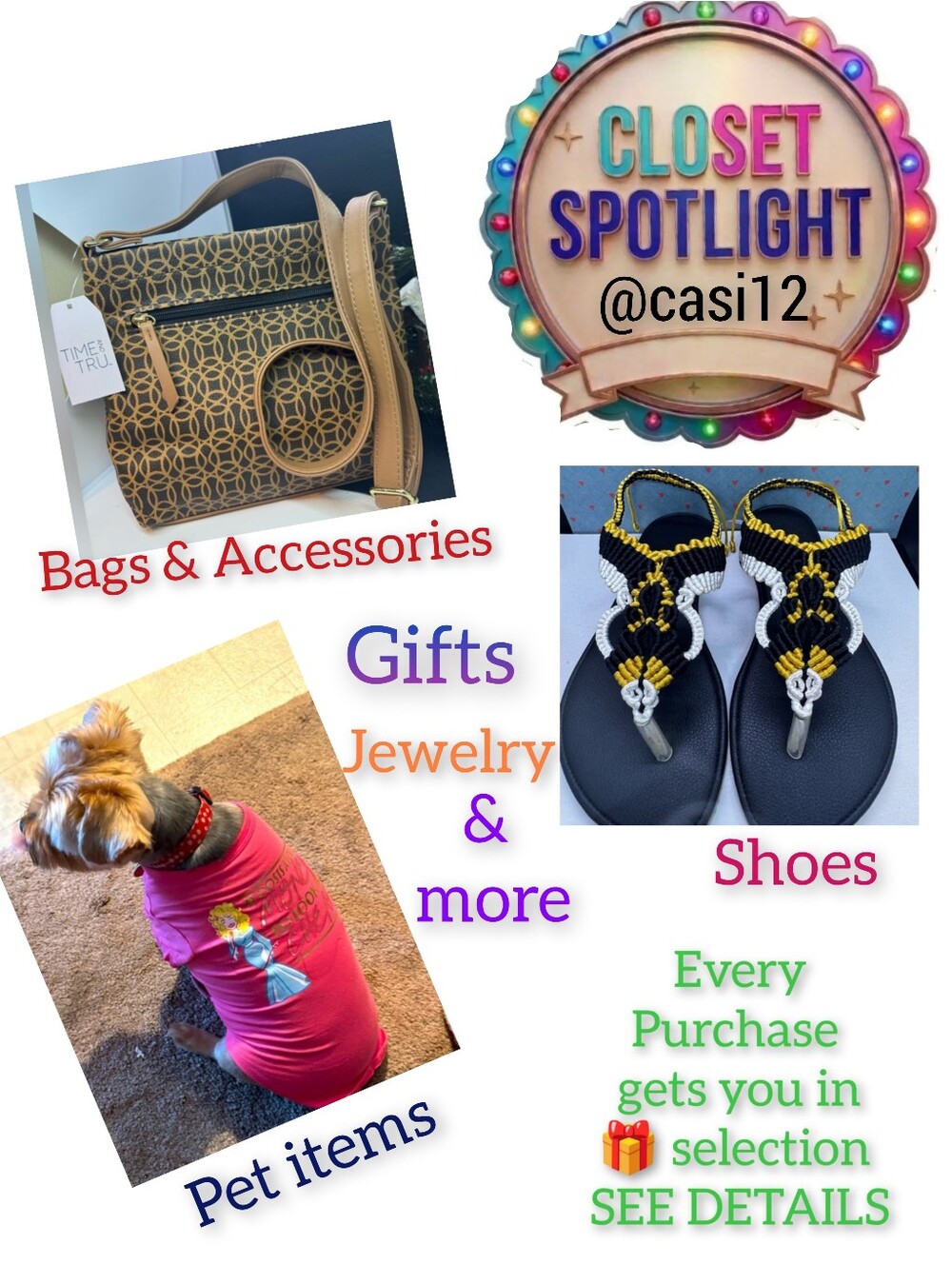 Shop Supporting Closets-Every Purchase =1 Entery for June 15th Gift Selection - Picture 3 of 4